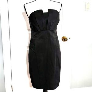 VERO MODA Black Strapless Cocktail Dress, Hello Tube Dress - Size 10